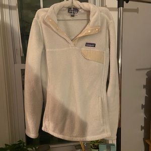 Patagonia White sweater.